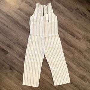 Piazza Del Tempio linen jumpsuit